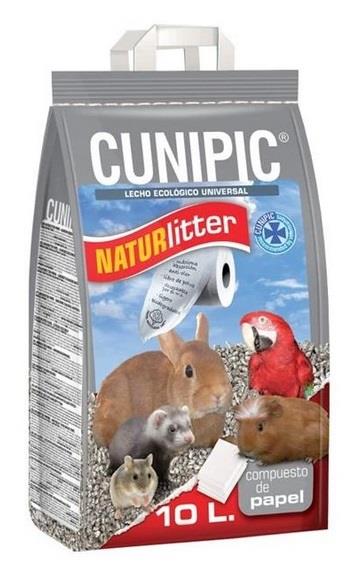 Podestýlka hlod. Naturlitter paper Cunipic 10 l