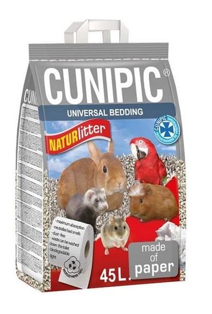 Podestýlka hlod. Naturlitter paper Cunipic 45 l