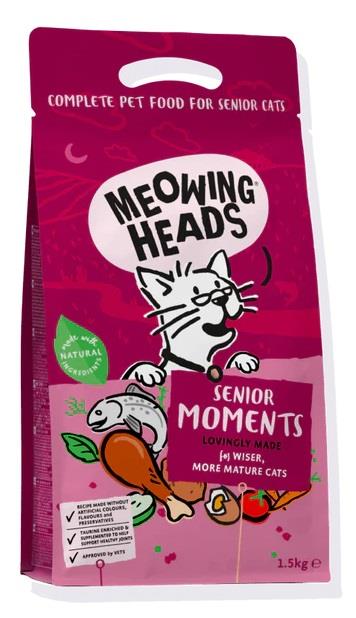 MEOWING HEADS Senior Moments NEW 1,5kg