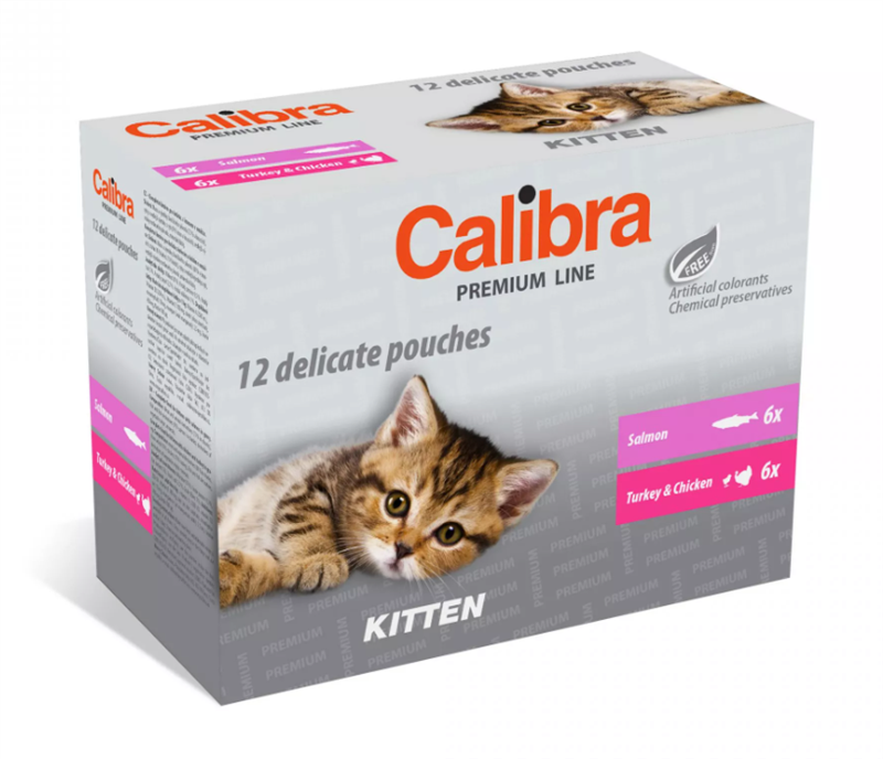Calibra Cat kapsa Premium Kitten multipack 12x100g