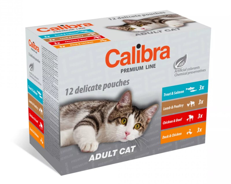 Calibra Cat kapsa Premium Adult multipack 12x100g