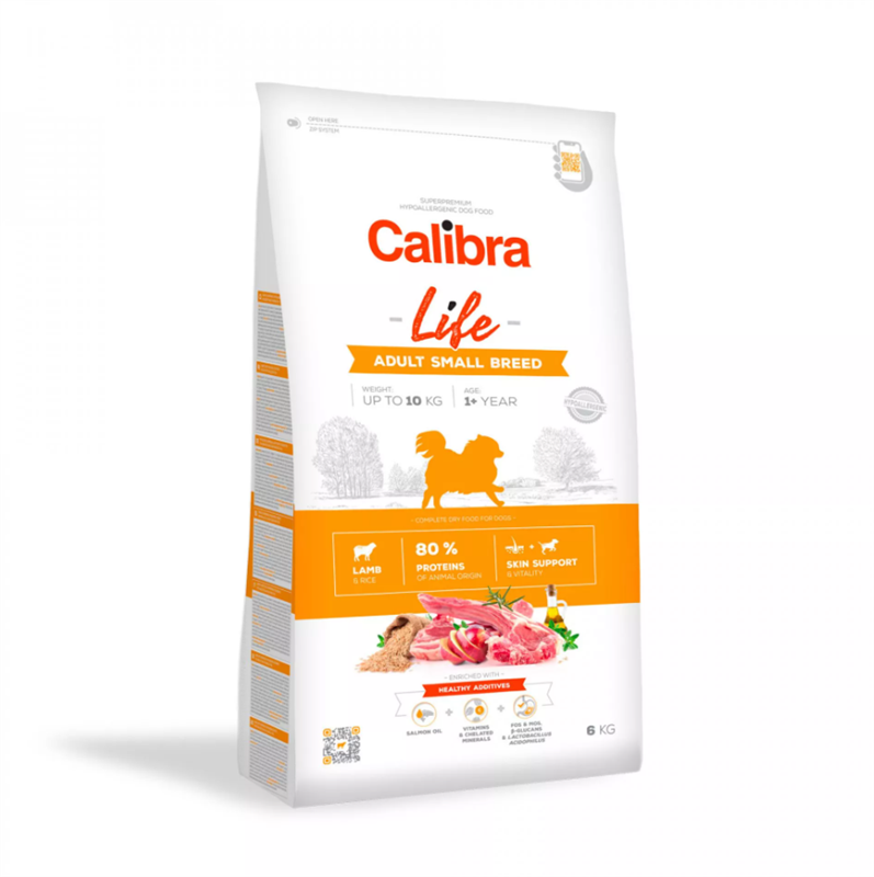 Calibra Dog Life Adult Small Breed Lamb 6 kg