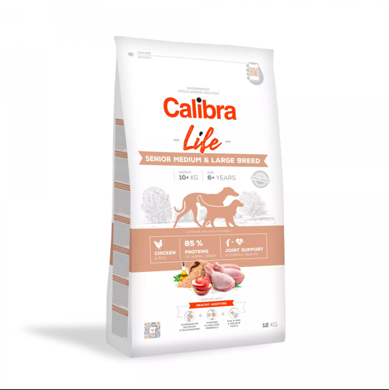 Calibra Dog Life Senior Medium&Large Chicken 2,5 kg