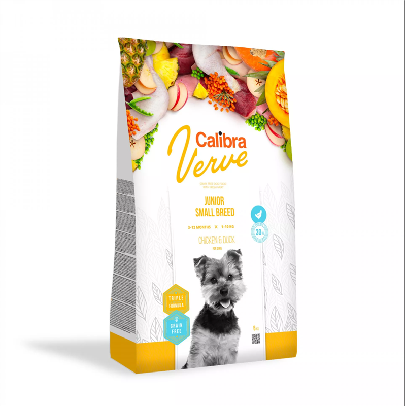 Calibra Dog Verve GF Junior Small Chicken&Duck 6 kg