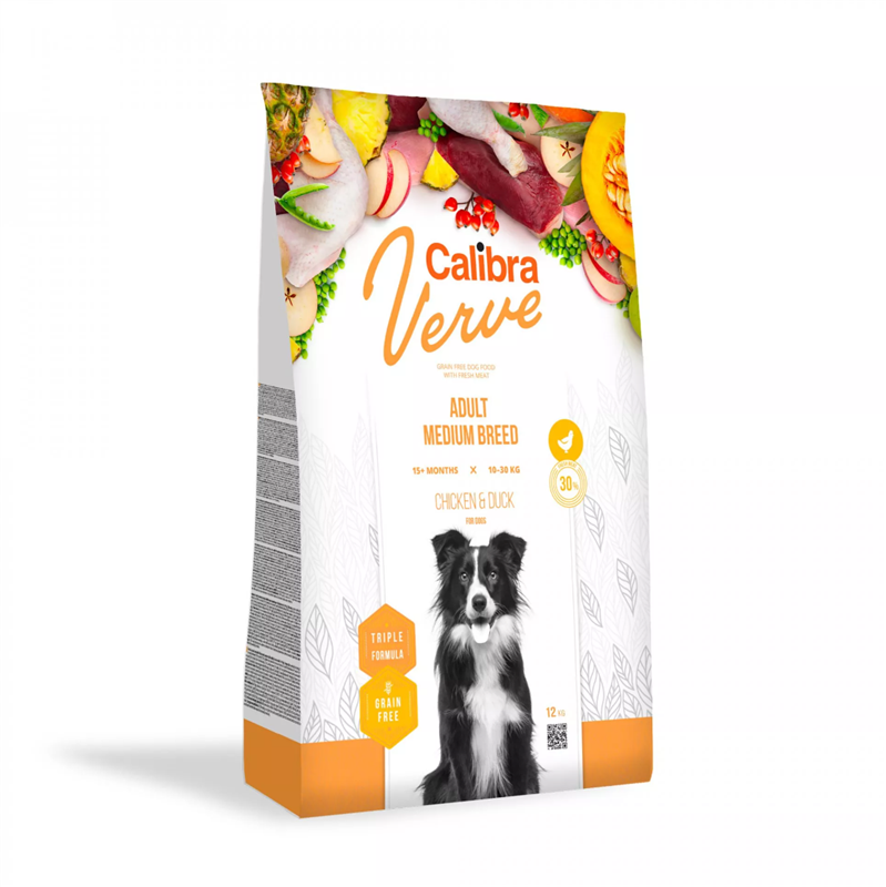 Calibra Dog Verve GF Adult Medium Chicken&Duck 12 kg
