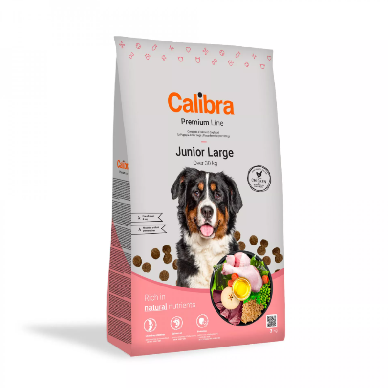 Calibra Dog Premium Line Junior Large 3 kg