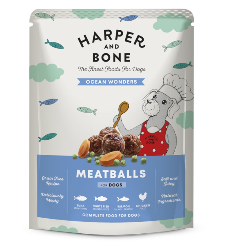 Harper and Bone Dog divy oceánu, kapsička 300 g