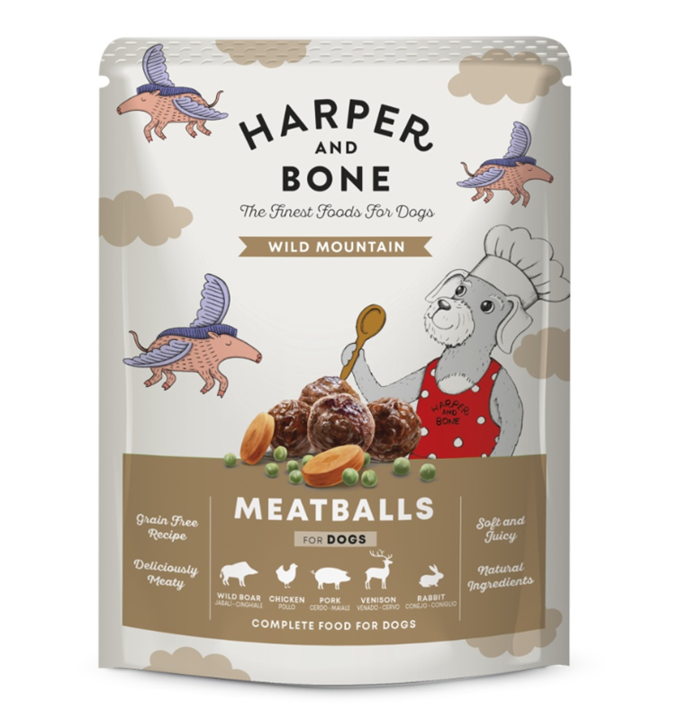 Harper and Bone Dog divoké hory, kapsička 300 g
