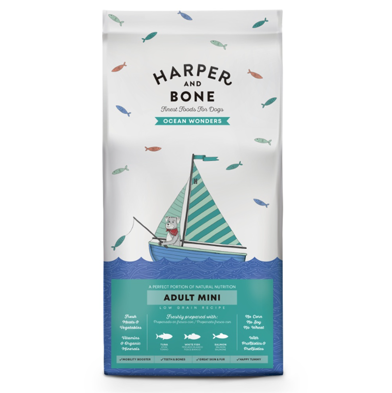 Harper and Bone Dog Adult Mini divy oceánu 2 kg
