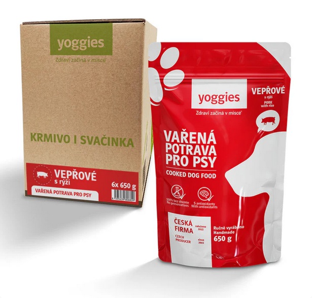 Balení vařené (6x650g) Vepřové maso s rýží