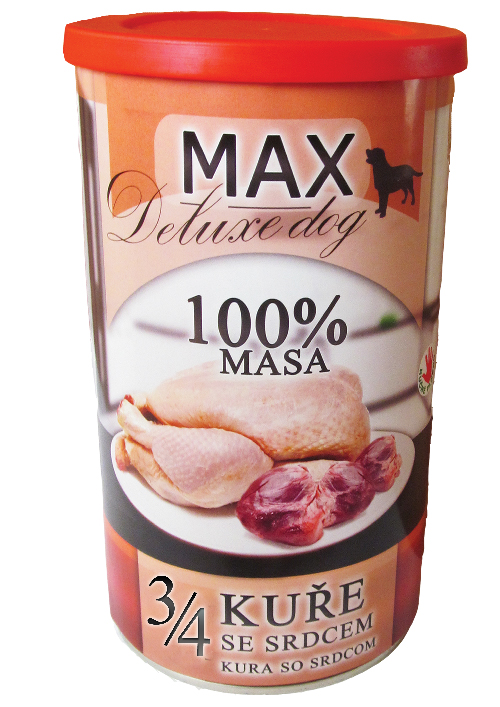MAX deluxe 3/4 KUŘETE se srdcem 1200g