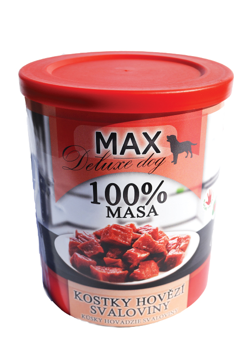 MAX deluxe KOSTKY HOVĚZÍ SVALOVINY 800g