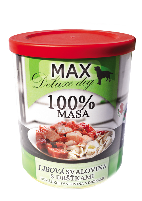 MAX deluxe KOSTKY LIBOVÉ SVALOVINY s dršťkami 800g