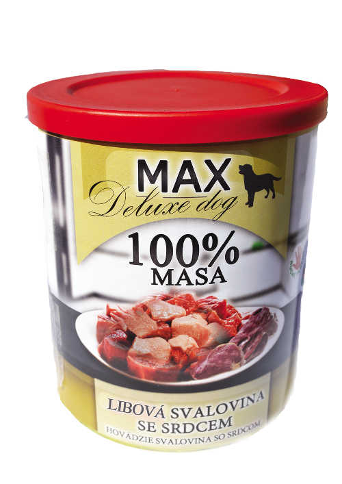 MAX deluxe KOSTKY LIBOVÉ SVALOVINY se srdcem 800g