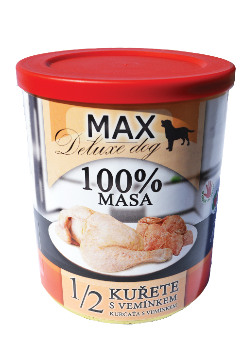 MAX deluxe 1/2 KUŘETE s vemínkem 800g
