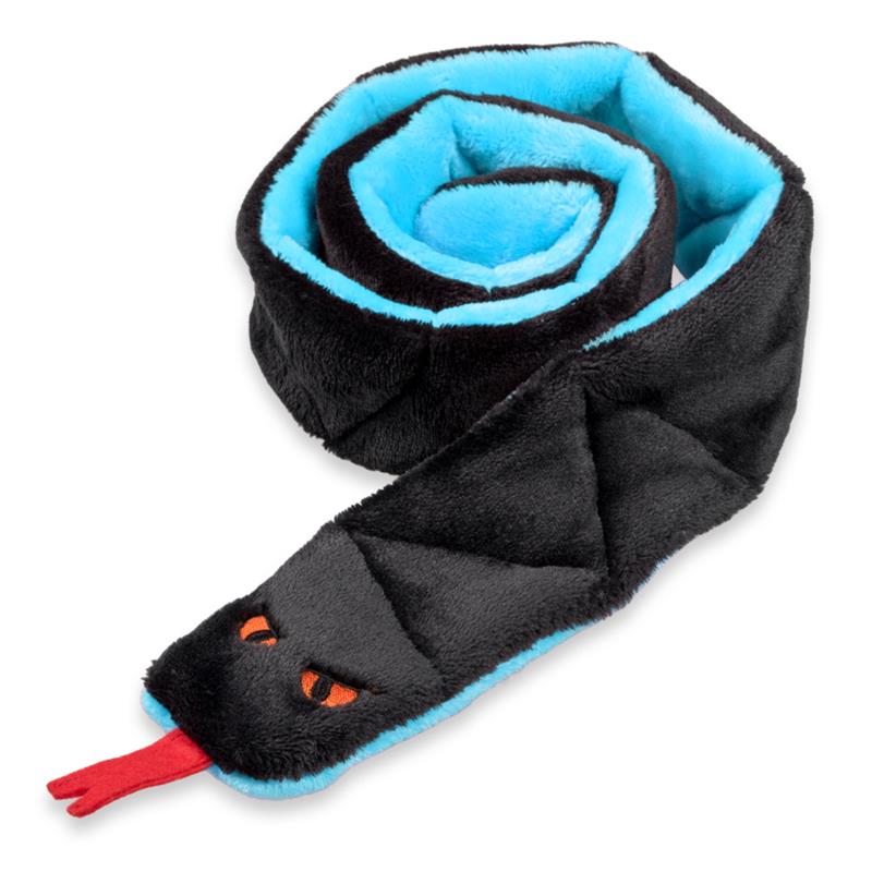 Pískací Potvůrky Had - černá/modrá