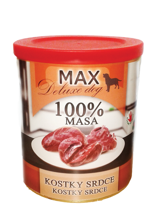 MAX deluxe KOSTKY SRDCE 800g
