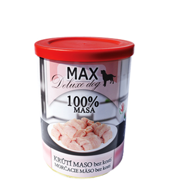 MAX deluxe KRŮTÍ MASO BEZ KOSTI 400g