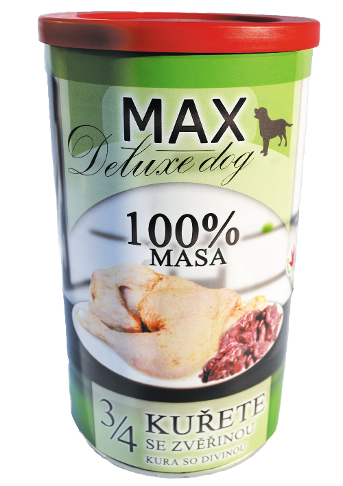 MAX deluxe 3/4 KUŘETE se zvěřinou 1200g