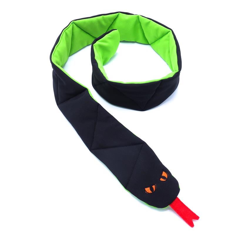 Pískací Potvůrky Odolný softshellový Had - černá/zelená