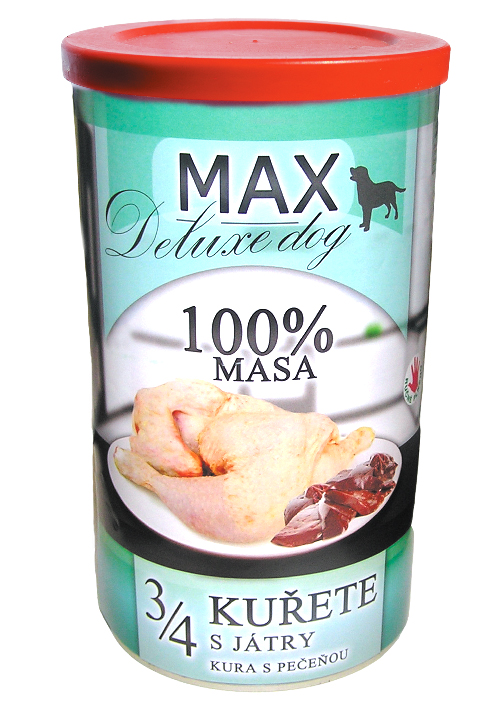 MAX deluxe 3/4 KUŘETE s játry 1200g