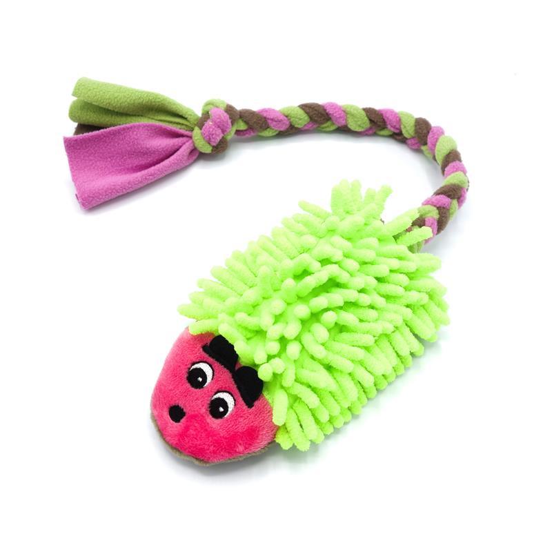 Pískací Potvůrky Ježek - růžová/žlutozelená