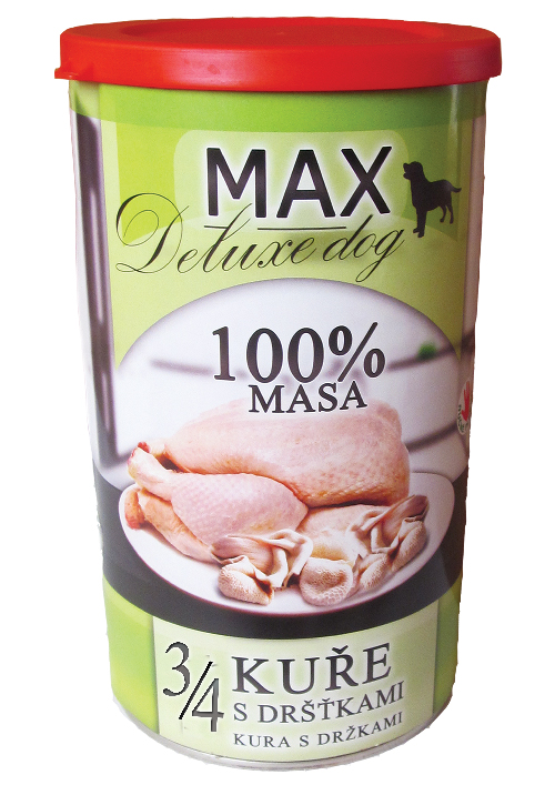 MAX deluxe 3/4 KUŘETE s dršťkami 1200g