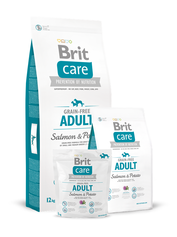 Brit Care Grain-free Adult Salmon & Potato 1 kg