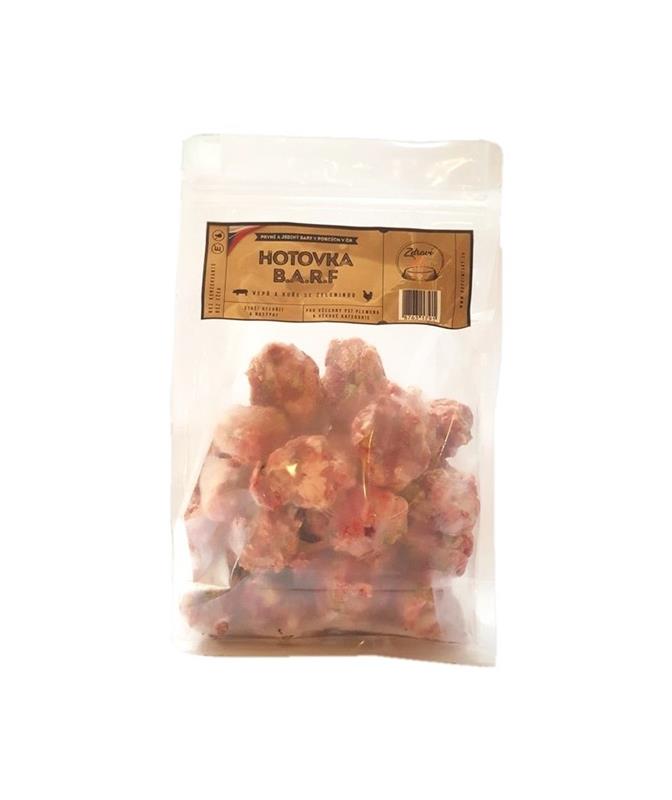 B.A.R.F. HOTOVKA – VEPŘ A KUŘE SE ZELENINOU 1kg