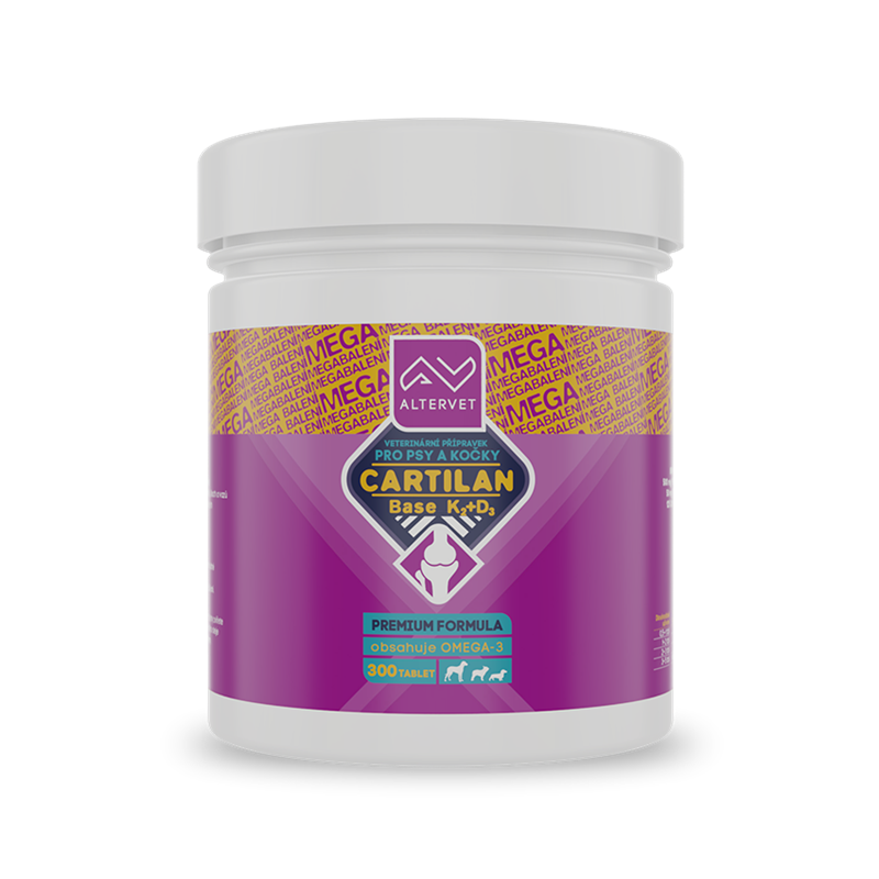 AV CARTILAN Base K2+D3 MEGA 300 tablet
