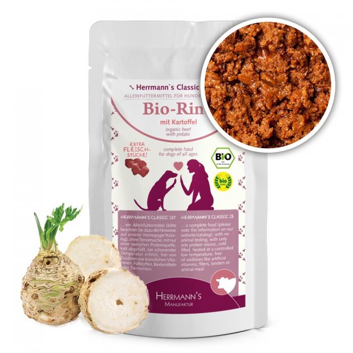 BIO Kapsička. Hovězí maso s brambory 130 g