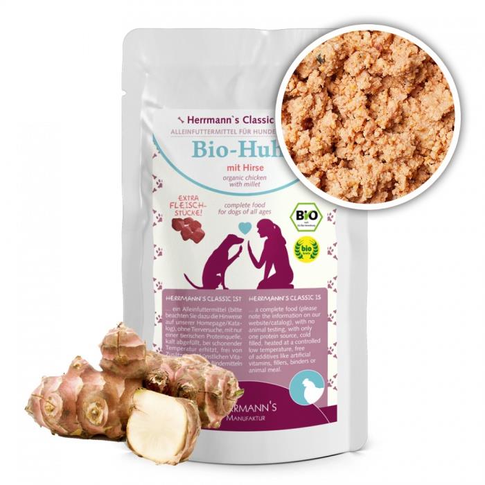 BIO Kapsička. Kuřecí maso s jáhly a zeleninou 130 g