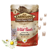 Carnilove Cat Pouch Wild Boar & Chamomile 85g