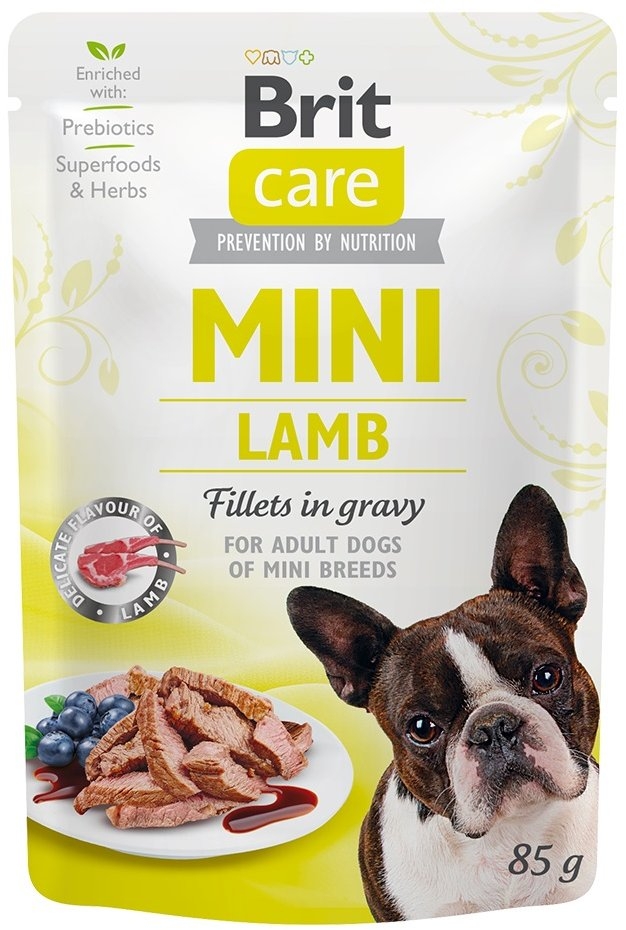 Brit Care Dog Mini Lamb fillets in gravy 85g
