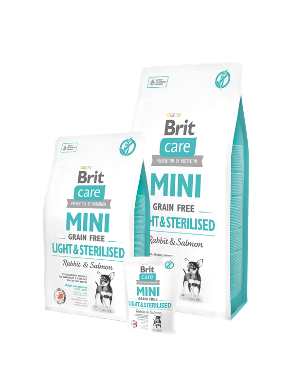 Brit Care Mini Grain Free Light & Sterilised 400g