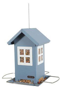 Budka krmítko HOUSE kov modrá Zolux