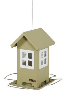 Budka krmítko HOUSE kov zelená Zolux