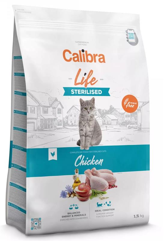 Calibra Cat Life Sterilised Chicken 1,5kg