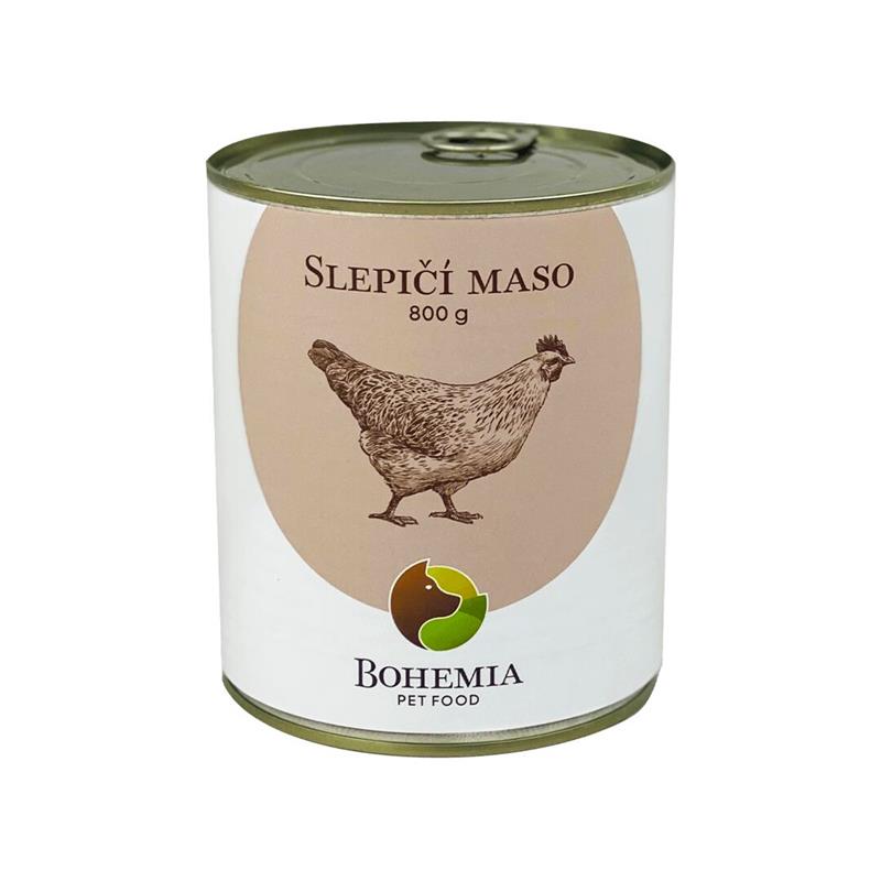 BOHEMIA Slepičí maso ve vlastní šťávě 800g