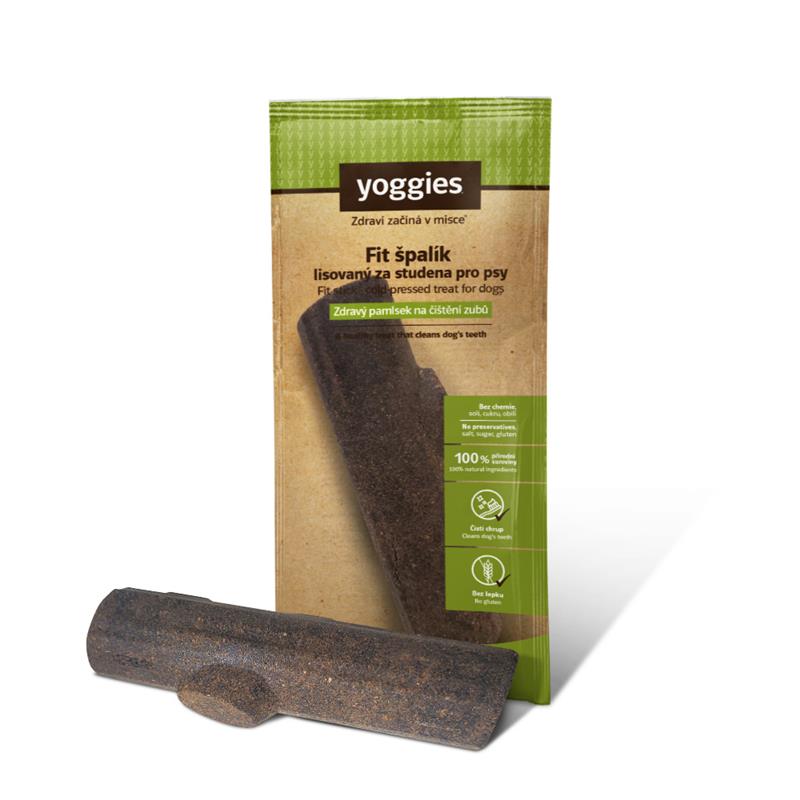 Fit špalík Yoggies pro psy  lisovaný za studena 120g