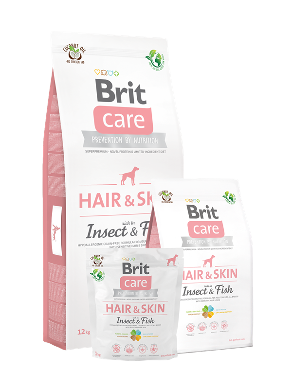 Brit Care Dog Hair & Skin. Insect&Fish 1 kg