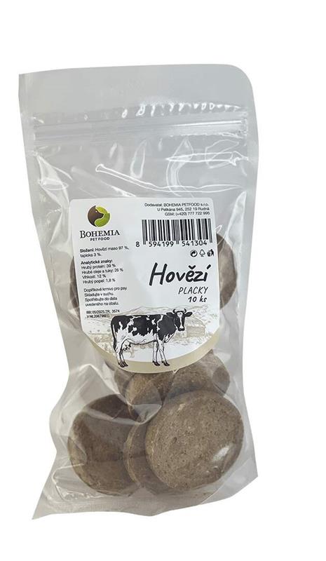 BOHEMIA Hovězí placky 10ks