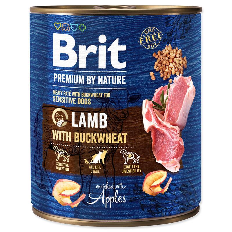 Brit Premium Dog by Nature konz Lamb & Buckwheat 800g