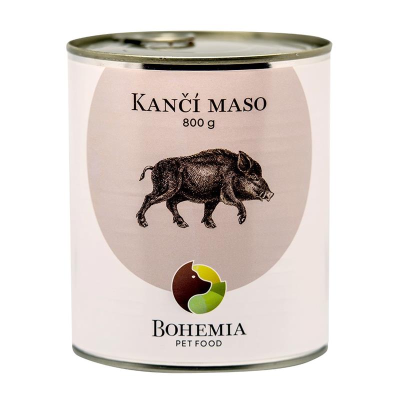 BOHEMIA Kančí maso ve vlastní šťávě 800g