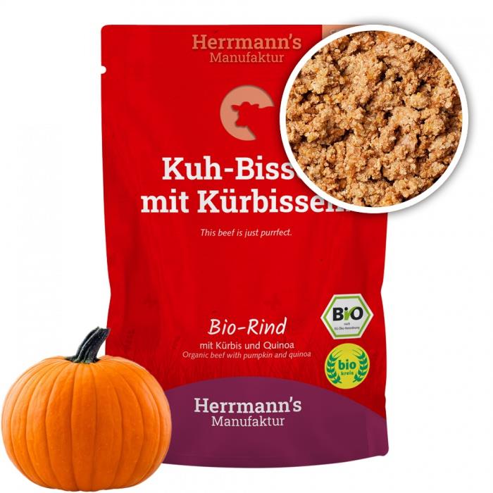 Kapsička pro kočky - Hovězí s dýní - Bio - 100 g