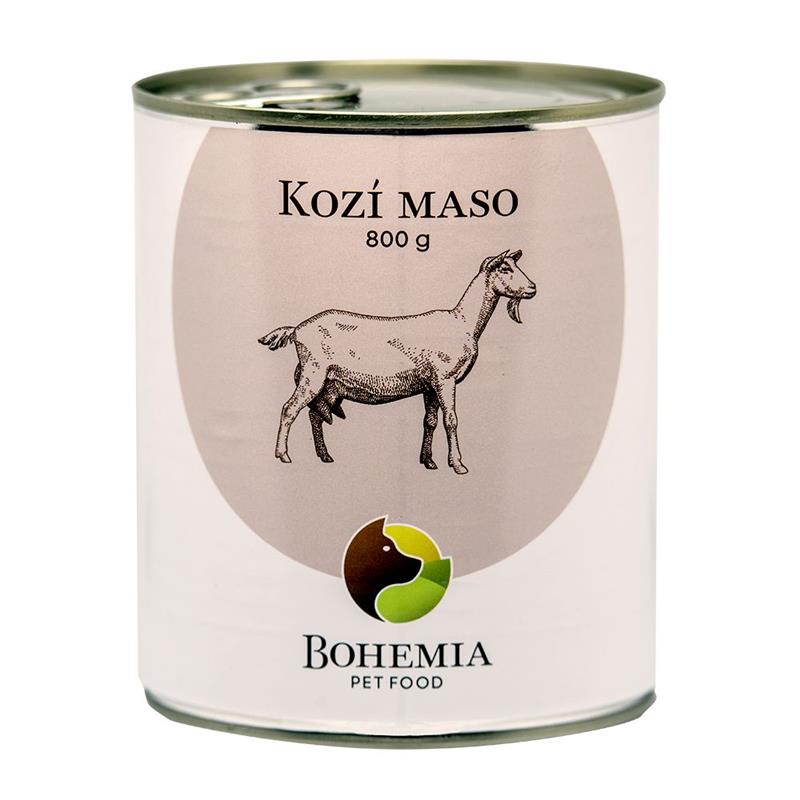 BOHEMIA Kozí maso ve vlastní šťávě 800g