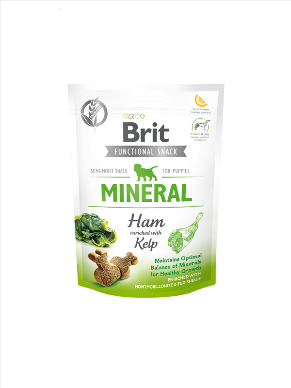 Brit Care Dog Functional Snack Mineral Ham for Puppies