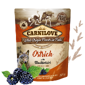 Carnilove Dog Pouch Paté Ostrich & Blackberries 300g