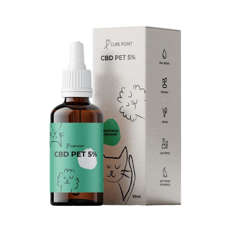 Cure Point CBD 5% olej - Přírodní 10ml
