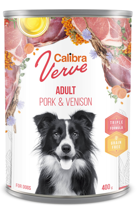 Calibra Dog Verve konz.GF Adult Pork&Venison 400g
